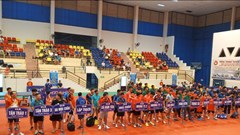 Hơn 130 VĐV tham gia Giải bóng bàn tranh Cúp Lễ hội Thành Tuyên 2025