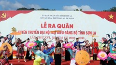 Triển lãm tranh cổ động chào mừng Đại hội đại biểu Đảng bộ tỉnh Sơn La lần thứ XVI