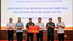 Điện Biên phát động quyên góp ủng hộ đồng bào bị thiệt hại do bão số 10