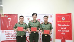 3 cán bộ chiến sĩ Công an hiến máu cứu cụ ông 80 tuổi qua cơn nguy kịch
