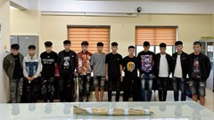 Tạm giữ hình sự 12 đối tượng côn đồ, cầm hung khí đuổi đánh làm 1 người tử vong