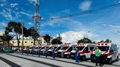 Đặc khu Phú Quốc đưa vào hoạt động 8 xe cứu thương ngoại viện 