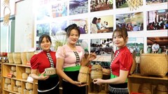 Kỹ thuật đan mây, tre của người Thái ở Điện Biên là di sản văn hóa phi vật thể quốc gia 