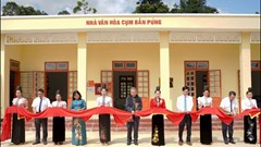 Đưa vào sử dụng nhà văn hóa cộng đồng bản Púng xã vùng cao Nậm Lầu