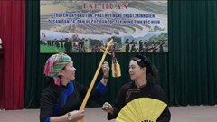 Truyền dạy văn hóa phi vật thể dân tộc Tày, Nùng gắn với phát triển du lịch