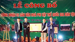“Nghệ thuật Xoè” và Diễn xướng “Xa Nhà Ca” của người Hà Nhì là Di sản văn hóa phi vật thể quốc gia