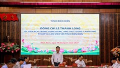 Phó Thủ tướng Chính phủ Lê Thành Long thăm và làm việc tại tỉnh Điện Biên