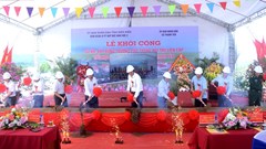 Điện Biên khởi công dự án trường nội trú liên cấp tại xã biên giới Thanh Yên