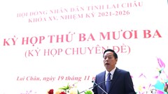 Ông Hà Quang Trung được bầu giữ chức Chủ tịch UBND tỉnh Lai Châu