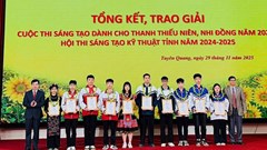 Trao giải Cuộc thi Sáng tạo dành cho thanh thiếu niên, nhi đồng Tuyên Quang 2025