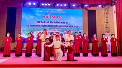 Phú Thọ: Bế mạc lớp bồi dưỡng kỹ năng thực hành, trình diễn hát Xoan