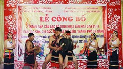 Xây dựng CLB Sinh hoạt văn hóa dân gian dân tộc Cor tại xã Trà Liên