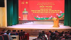 Ông Lê Hồng Quân làm Giám đốc Trung tâm Văn hóa, Thể thao tỉnh Sơn La