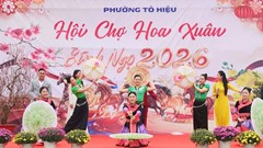 Chợ hoa Xuân phường Tô Hiệu rộn ràng đón Tết Bính Ngọ 2026