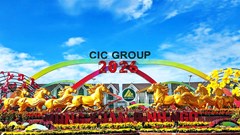 Rực rỡ đường hoa Xuân tại khu lấn biển Tây Bắc An Giang