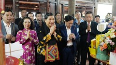 Dâng hương tưởng niệm 82 năm Ngày mất Nhà cách mạng, liệt sĩ Tô Hiệu