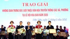 Tôn vinh nỗ lực bảo tồn, quảng bá văn hóa đặc sắc các dân tộc Điện Biên