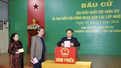 Hơn 300.000 cử tri các dân tộc Lai Châu nô nức đi bầu cử 