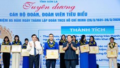Sơn La tuyên dương 45 cán bộ đoàn, đoàn viên tiêu biểu