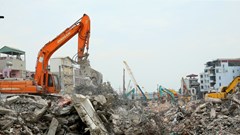 Tiến độ giải phóng mặt bằng dự án xây dựng cầu Trần Hưng Đạo và Tứ Liên đạt khoảng 99%