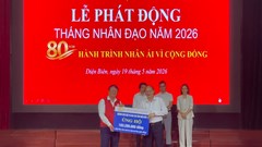 Điện Biên phát động Tháng nhân đạo năm 2026