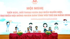 Hơn 150 thiếu nhi tiêu biểu đối thoại với đại biểu Quốc hội, HĐND tỉnh Lai Châu