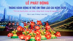 Phát động Tháng hành động vì trẻ em Lào Cai năm 2026