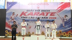 Bế mạc Giải vô địch Karate tỉnh Lào Cai 2026