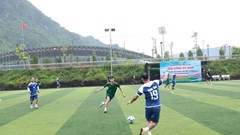  Sôi nổi Giải bóng đá nam đoàn viên, công nhân, viên chức lao động tỉnh Lai Châu 2026