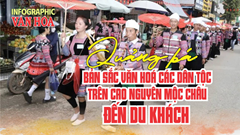 (Infographic) Đẩy mạnh quảng bá bản sắc văn hoá các dân tộc trên cao nguyên Mộc Châu 