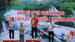 Bế mạc Giải Vô địch Taekwondo các CLB quốc gia 2026