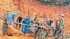 Phát hiện và xử lý an toàn quả bom còn ngòi nổ khi đào móng nhà ở Sơn La