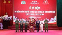 Công an Sơn La kỷ niệm 80 năm Ngày truyền thống lực lượng An ninh nhân dân