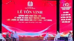  Công an Điện Biên kỷ niệm 80 năm Ngày truyền thống lực lượng An ninh nhân dân