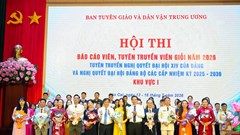 Khai mạc Hội thi Báo cáo viên, tuyên truyền viên giỏi khu vực I năm 2026