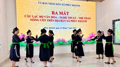 Lào Cai: Ra mắt CLB Văn hóa, nghệ thuật, thể thao nòng cốt xã Phúc Khánh 