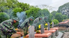 Điện Biên tổ chức lấy mẫu ADN hài cốt liệt sĩ tại Nghĩa trang Liệt sĩ Độc Lập