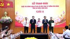 Lai Châu trao giải Cuộc thi Chính luận về bảo vệ nền tảng tư tưởng của Đảng
