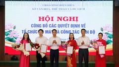 Điện Biên kiện toàn tổ chức bộ máy Sở Văn hóa, Thể thao và Du lịch