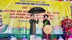 “Gieo mầm” tình yêu di sản hát Quan họ đến thế hệ trẻ
