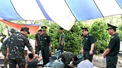 Động viên lực lượng lấy mẫu ADN tại Nghĩa trang Liệt sĩ Độc Lập