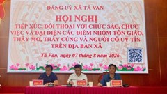 Hơn 100 chức sắc, người uy tín ở Tả Van được tập huấn kỹ năng dân vận