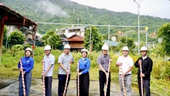 Khởi công nhà văn hóa cộng đồng dân tộc Si La xã Bum Tở