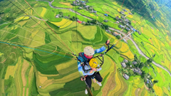 Bay giữa trời thu, ngắm mùa vàng Tú Lệ