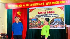 Để làn điệu dân ca Giáy ngân vang giữa đời sống hiện đại