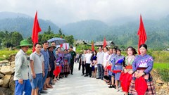 Niềm vui có cầu, đường mới của đồng bào vùng cao Tân Hợp