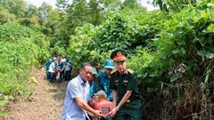 Lào Cai cất bốc 2 phần mộ liệt sĩ tại khu vực đồi Đá Vôi