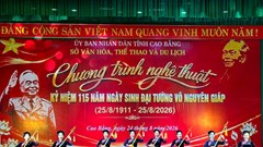 Giai điệu tự hào kỷ niệm 115 năm Ngày sinh Đại tướng Võ Nguyên Giáp