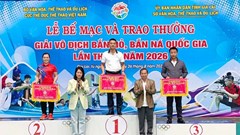 Điện Biên nhất toàn đoàn Giải vô địch Bắn nỏ, Bắn ná quốc gia 2026