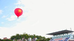 “Cơ hội vàng” ngắm lòng chảo Điện Biên từ trên cao bằng khinh khí cầu